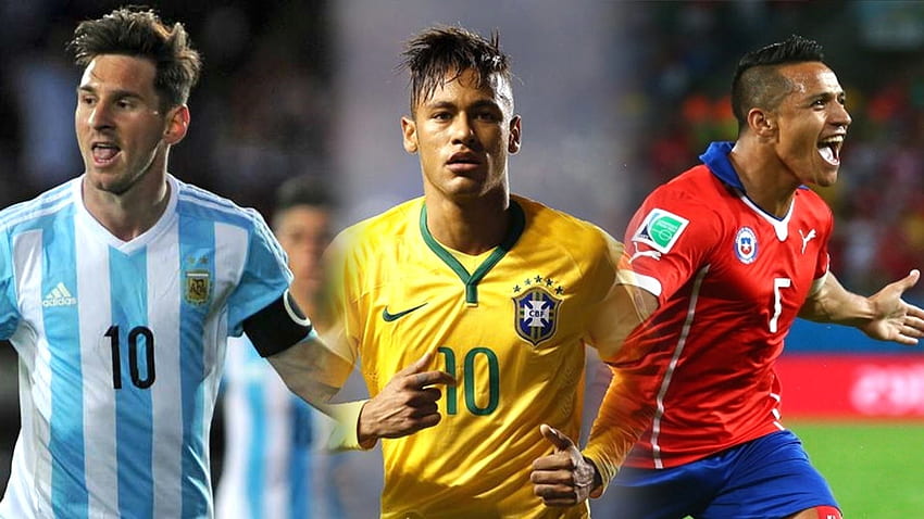 Lionel Messi vs Alexis Sanchez vs Neymar Jr â Copa America â Skills & Goals | 2015 - YouTube HD wallpaper